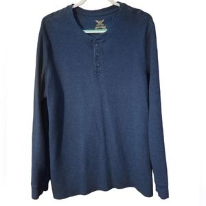 Mens waffle long sleeve shirt